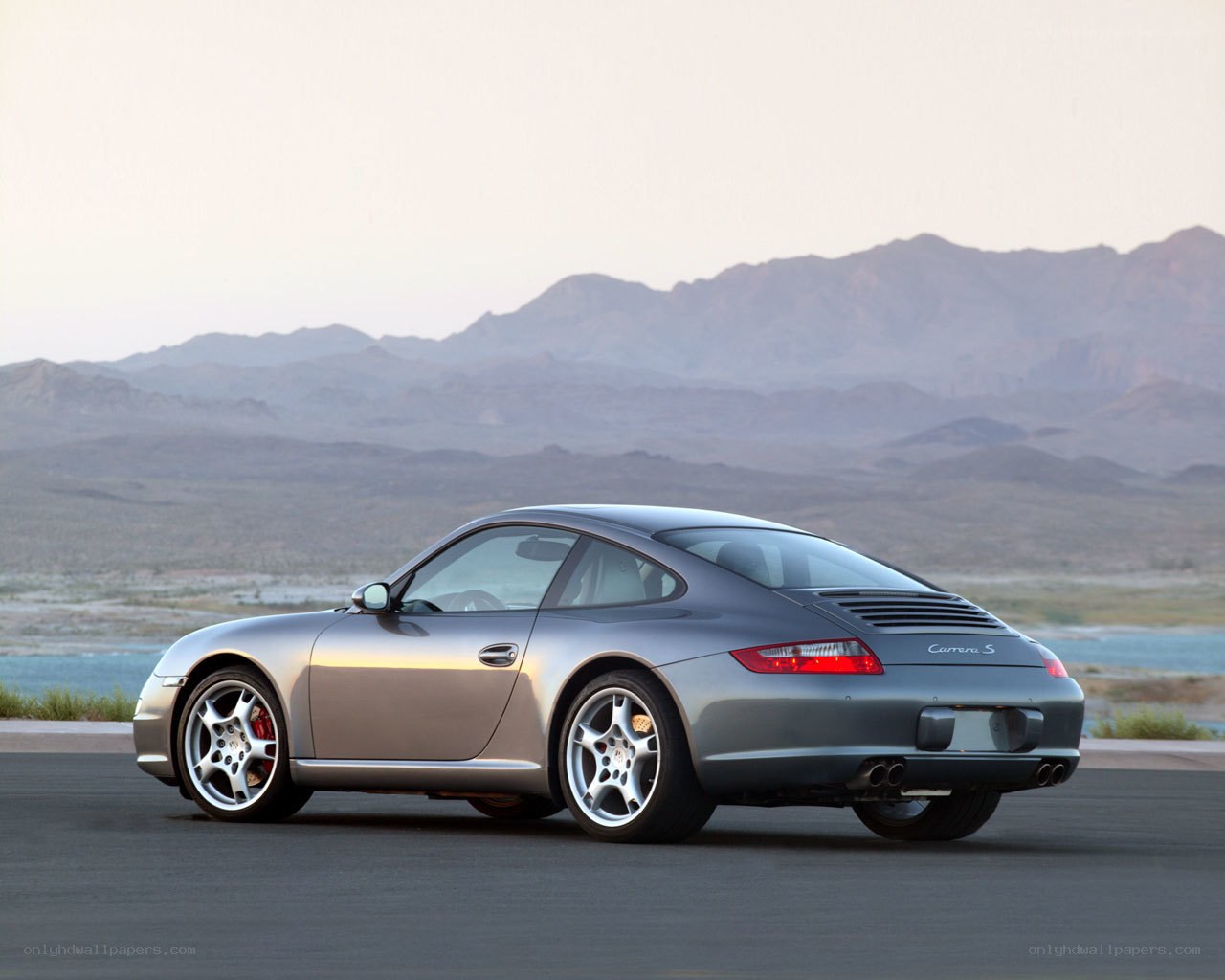 Silver Porsche Carrera S
