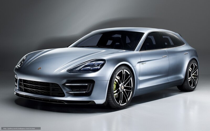 Silver Porsche Cayenne Concept