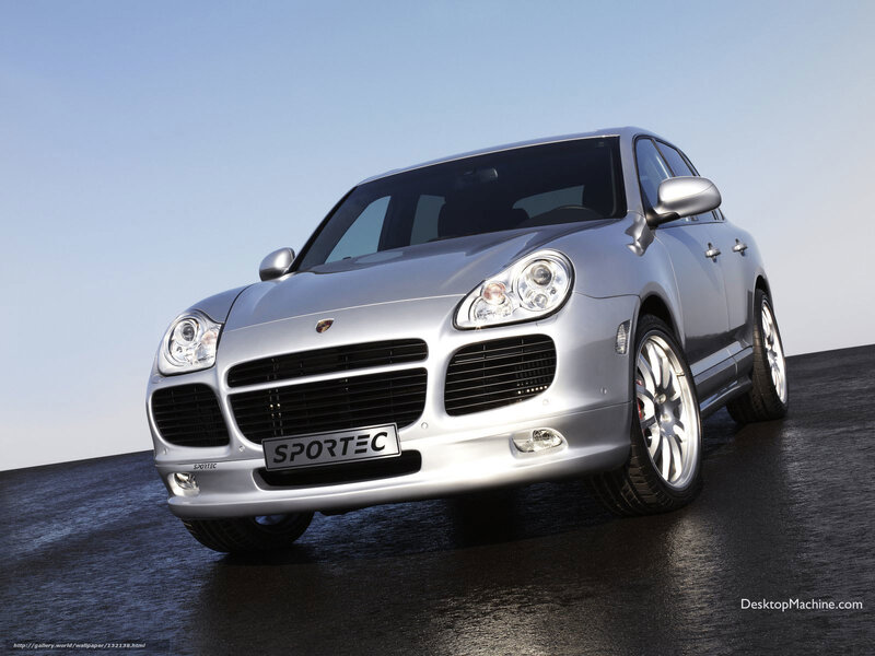 silver porsche cayenne