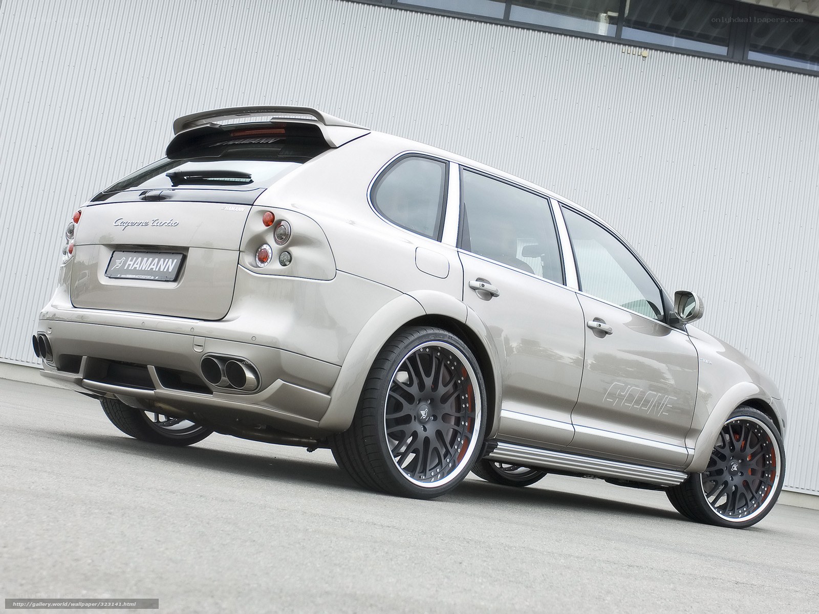 silver porsche cayenne turbo
