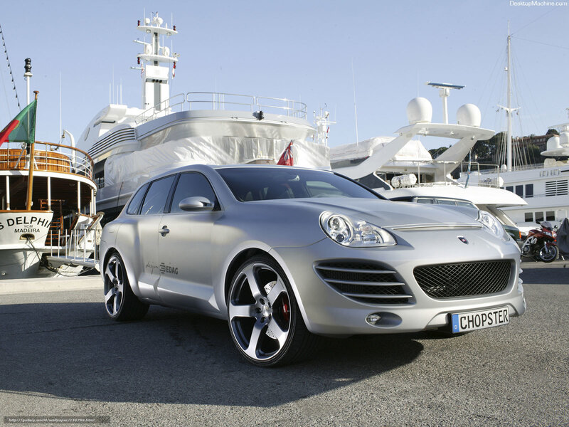 Silver Porsche Chopster