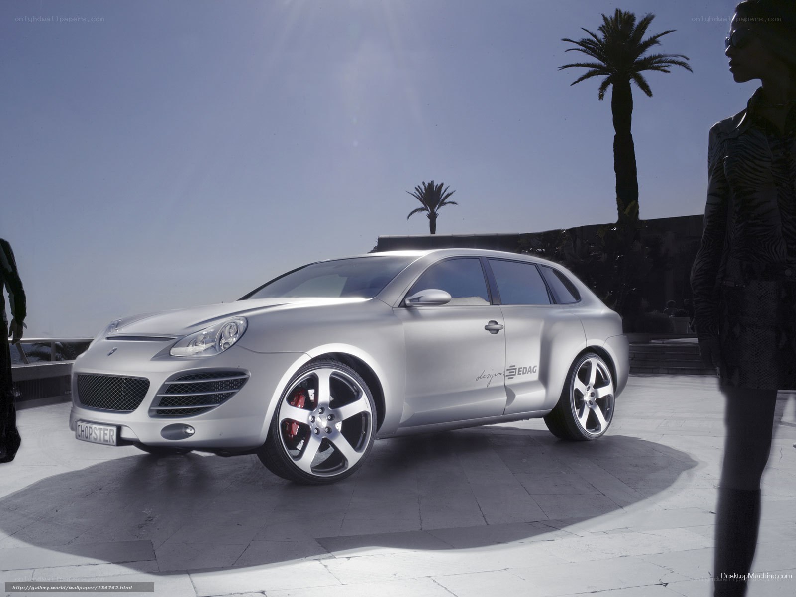 Silver Porsche Concept Car