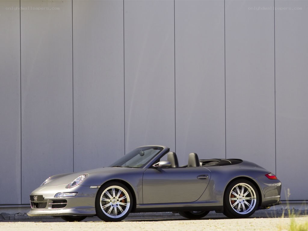 silver porsche convertible