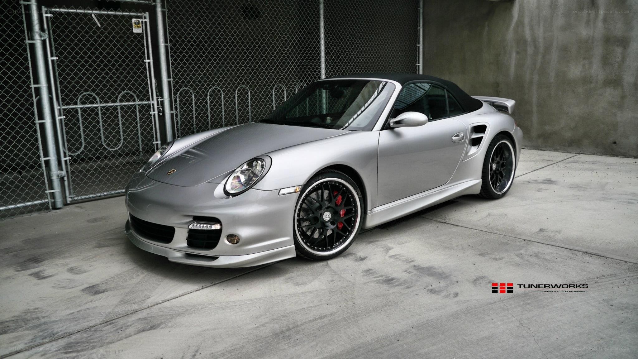 silver porsche convertible