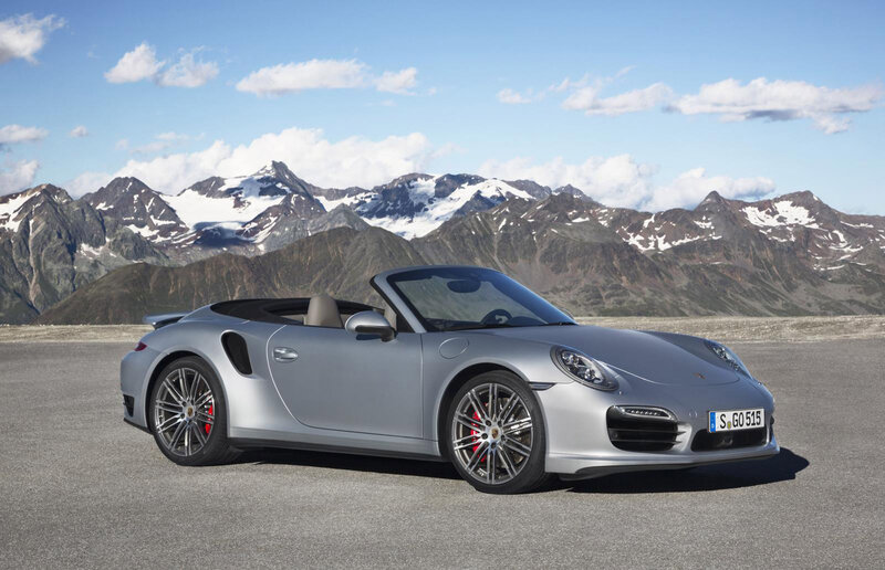 Silver Porsche Convertible — Serene