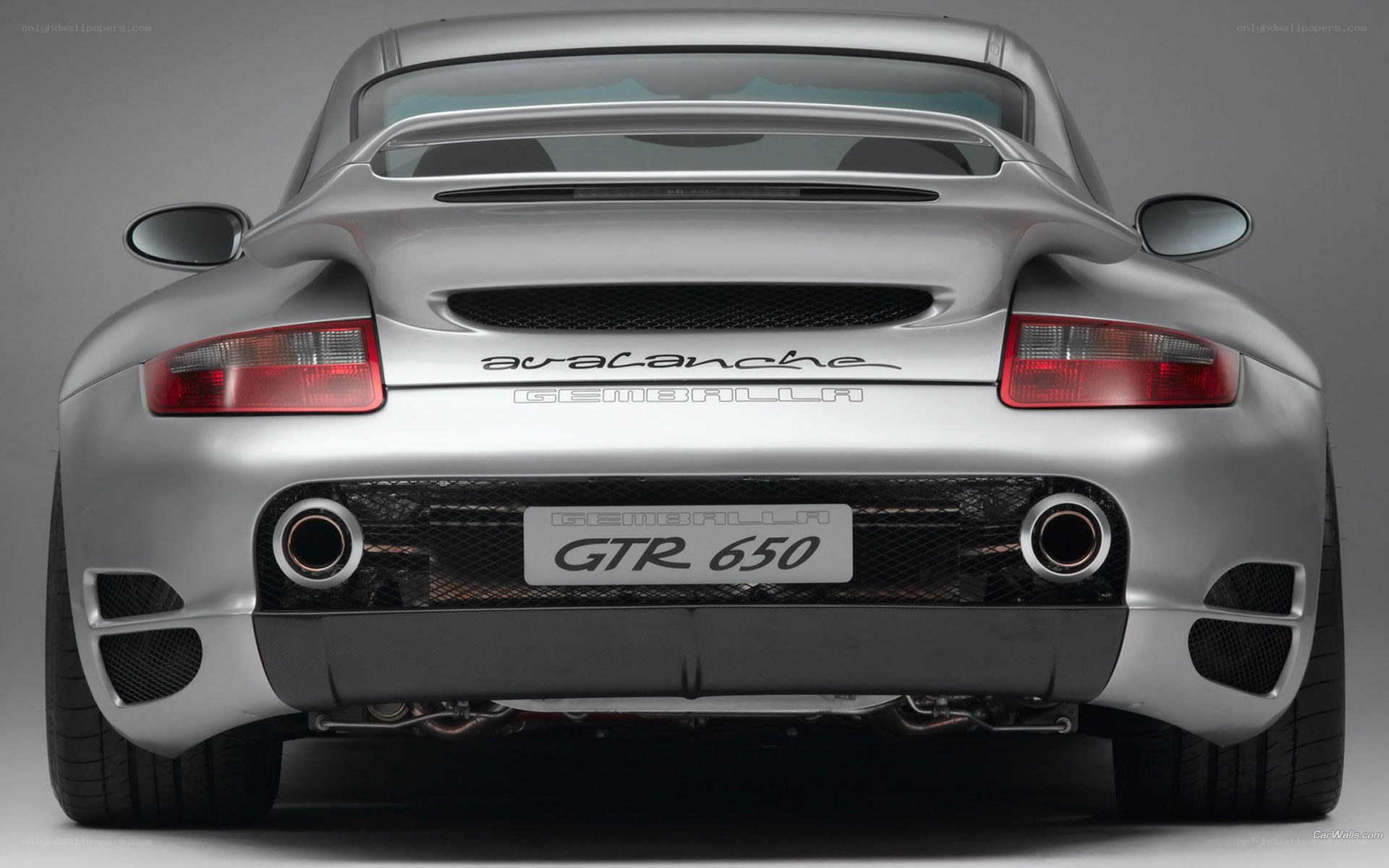 silver porsche gemballa gtr 650