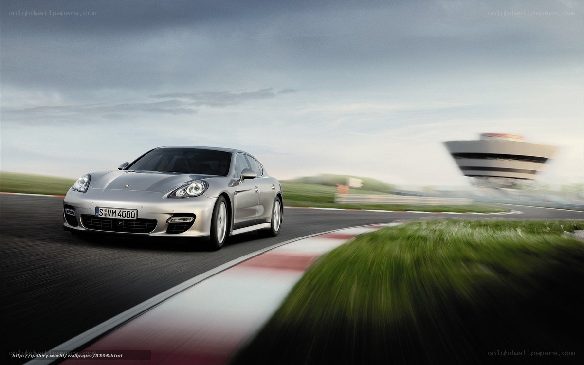 silver porsche on racetrack