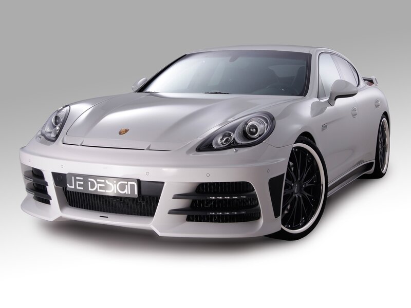 Silver Porsche Panamera by JE Design