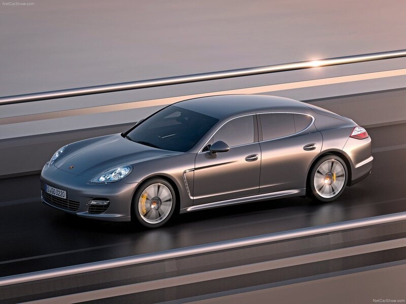 Silver Porsche Panamera — Gray, Dynamic, Sunset, Photograph, Car