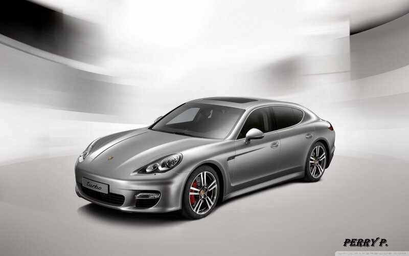 Silver Porsche Panamera — Gray, Modern
