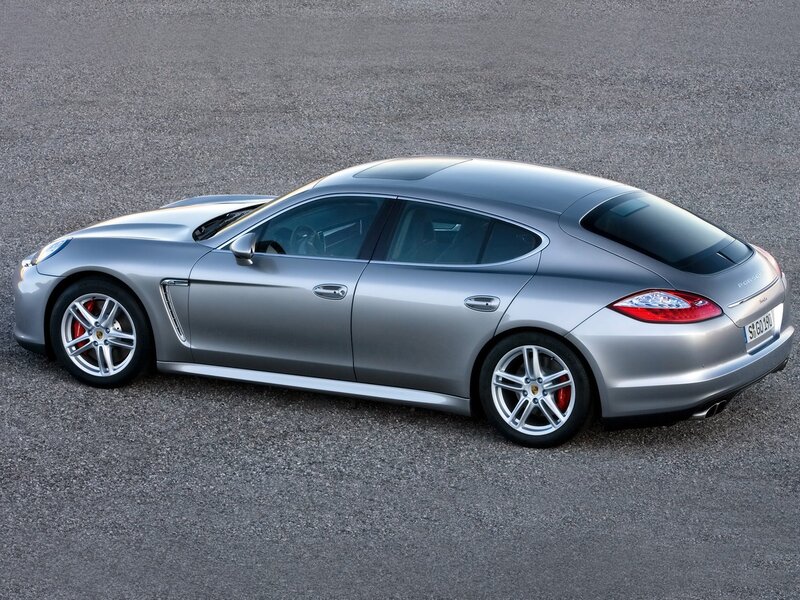 Silver Porsche Panamera — Neutral, Photograph