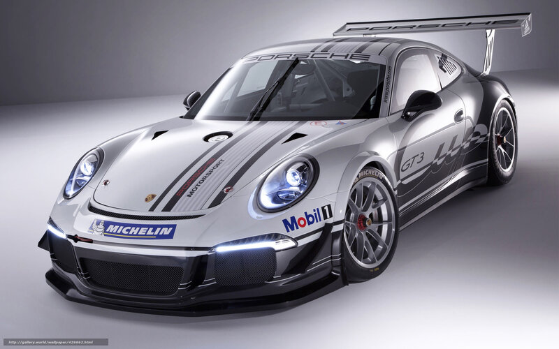Silver Porsche Race Car — Dramatic, Photograph