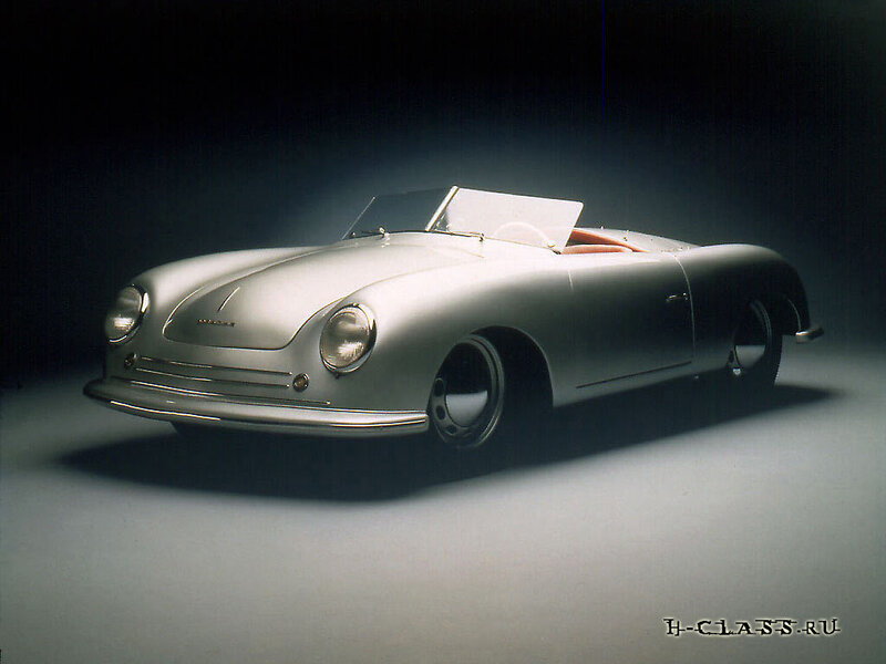 Silver Porsche Speedster