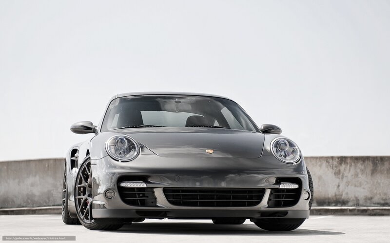 Silver Porsche Sports Car — Gray, Calm
