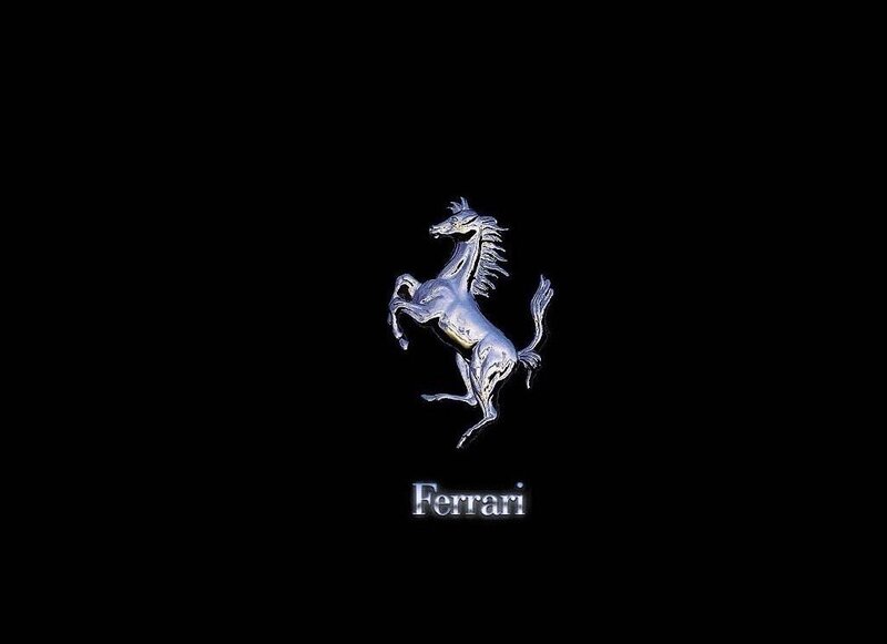 Silver Prancing Horse — Black, Minimalist