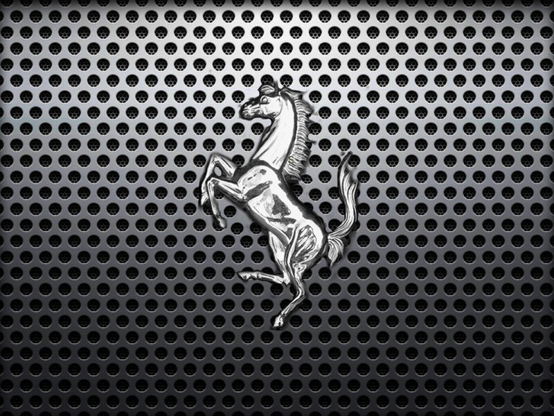 Silver Prancing Horse — Gray