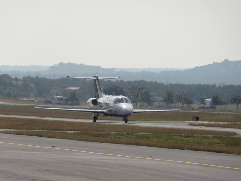 Silver Private Jet — Gray
