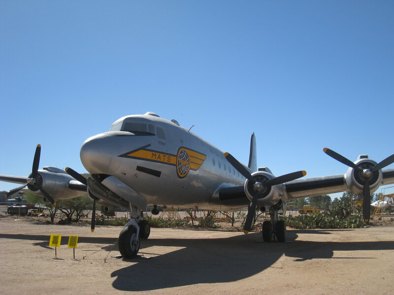 Silver Propeller Airplane — Clear
