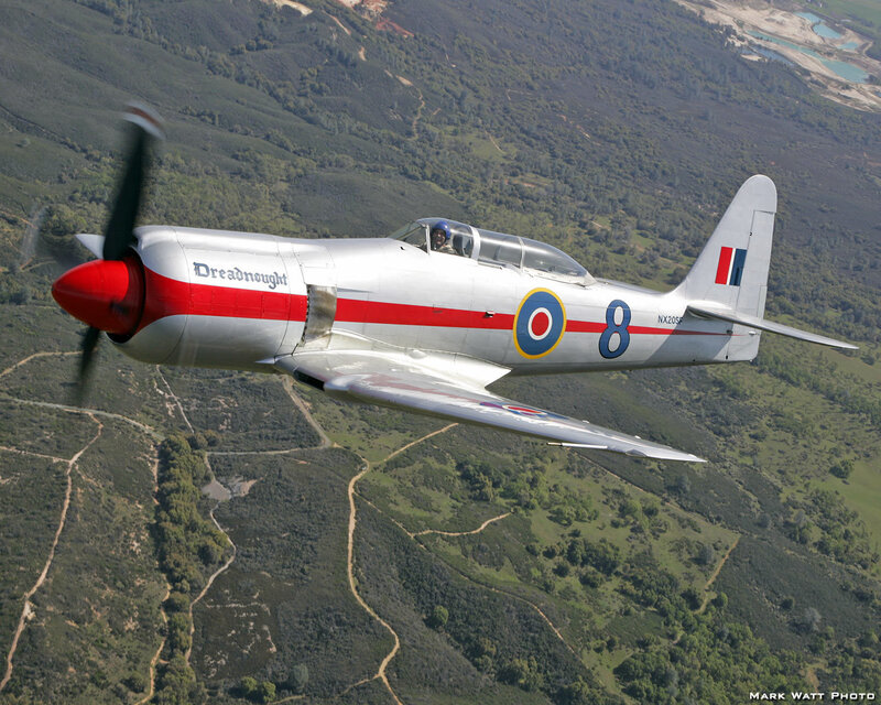 Silver Propeller Plane — Dynamic, Afternoon