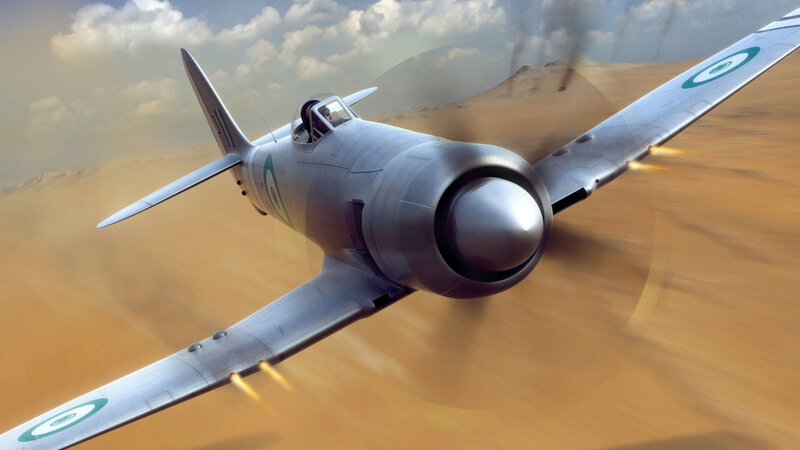 Silver Propeller Plane — Gray, Dramatic