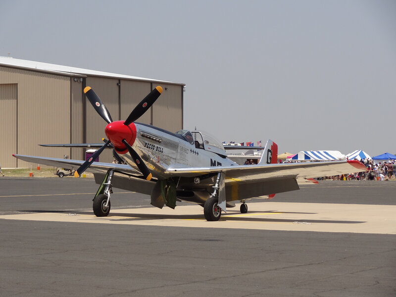 Silver Propeller Plane — Gray, Outdoor