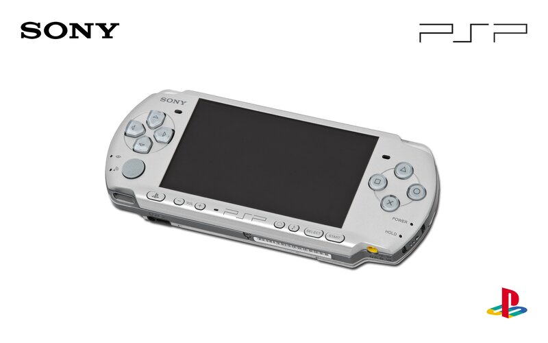 Silver Psp Handheld — Neutral