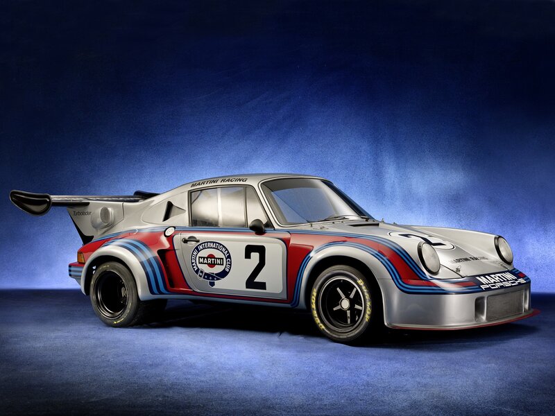 Silver Race Car — Blue