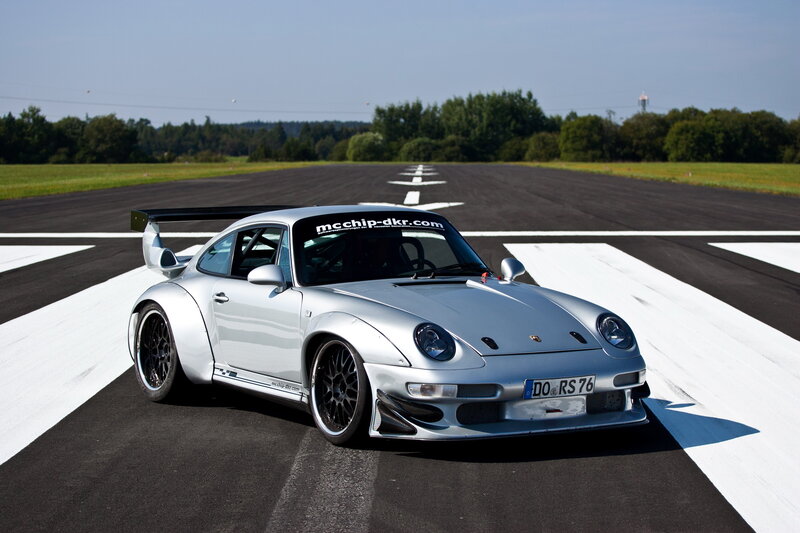 Silver Race Car — Calm, Afternoon