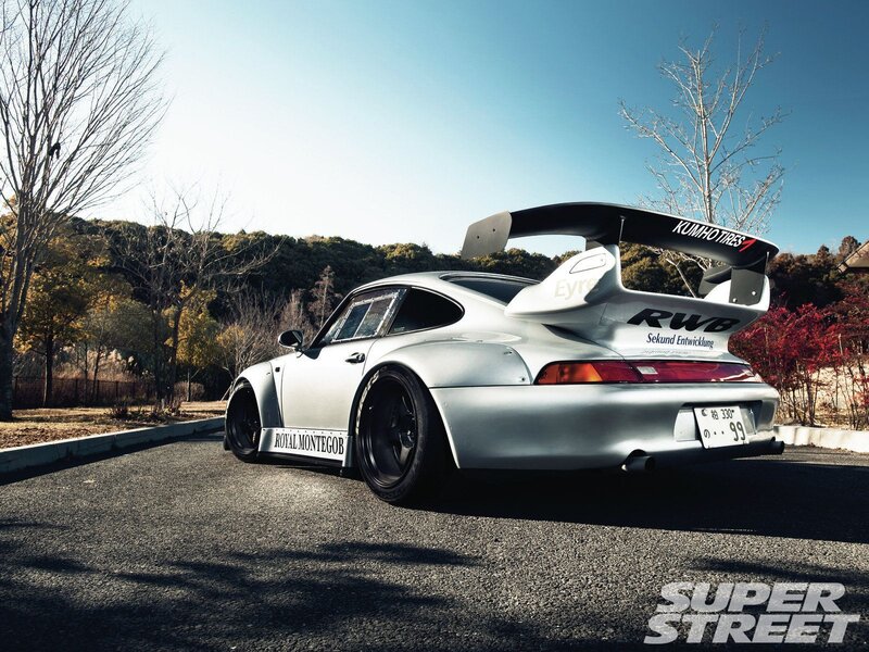 Silver Race Car — Dramatic, Autumn