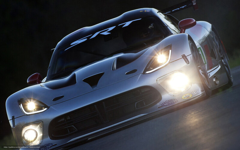Silver Race Car — Dramatic, Night, Photograph, Race Car, Headlights