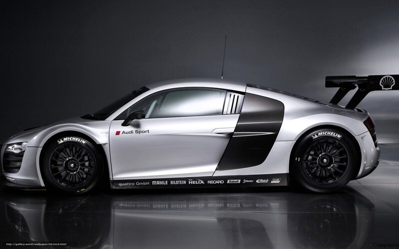 Silver Race Car — Dramatic, Photograph, Michelin Tires