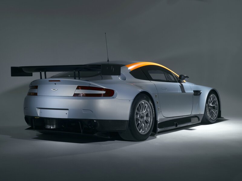 Silver Race Car — Dramatic, Photograph, Rear Wing