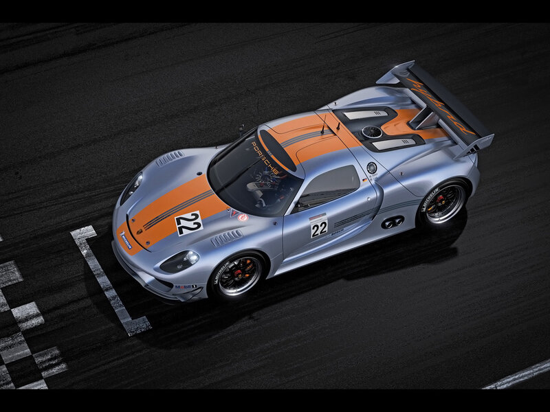 Silver Race Car — Dramatic, Photograph