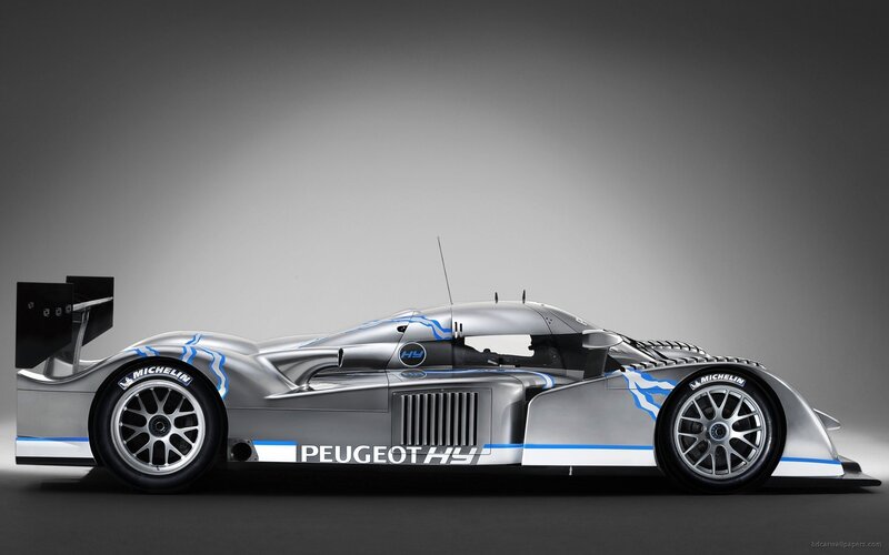 Silver Race Car — Dramatic, Photograph, Tires, Wing, Grille
