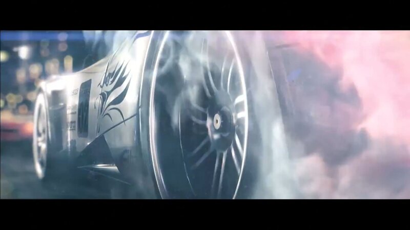 Silver Race Car Drifting — White