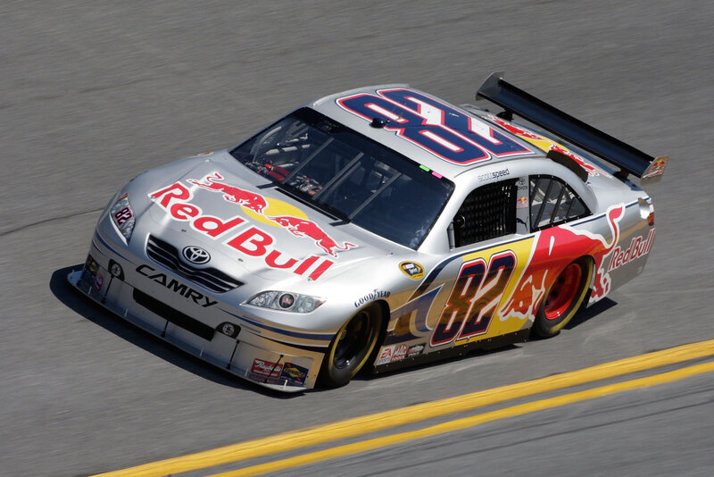 Silver Race Car — Dynamic, Afternoon, Photograph, Red Bull