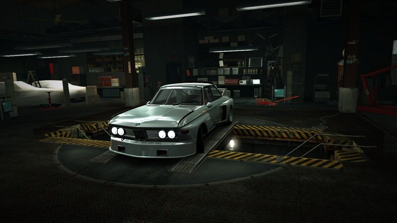 Silver Race Car — Gray, Dark