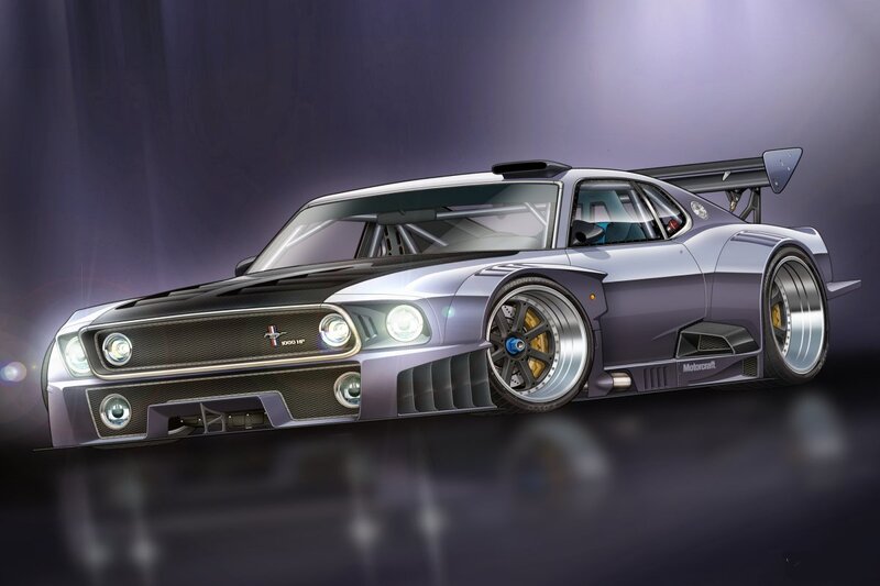 Silver Race Car — Gray, Dramatic, Digital Art, Carbon Fiber