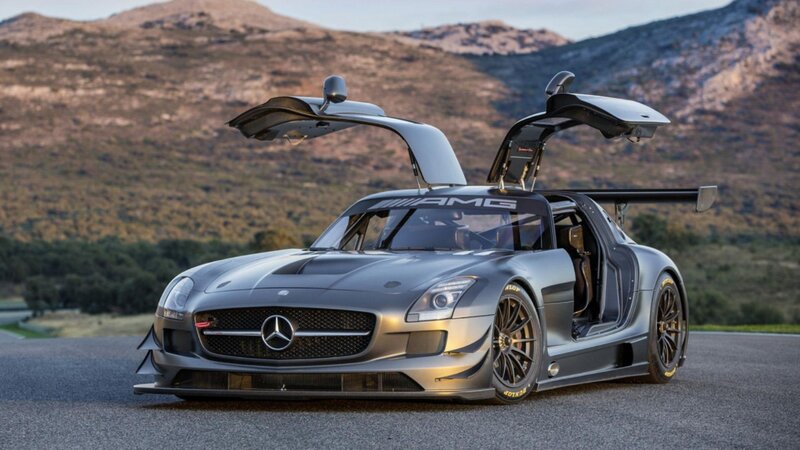 Silver Race Car — Gray, Dramatic, Sunset, Photograph, Mountains