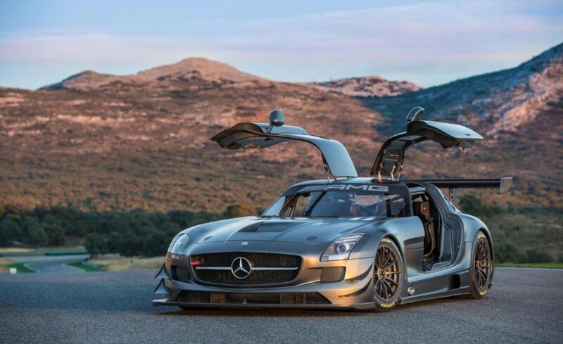 Silver Race Car — Gray, Dramatic, Sunset, Photograph