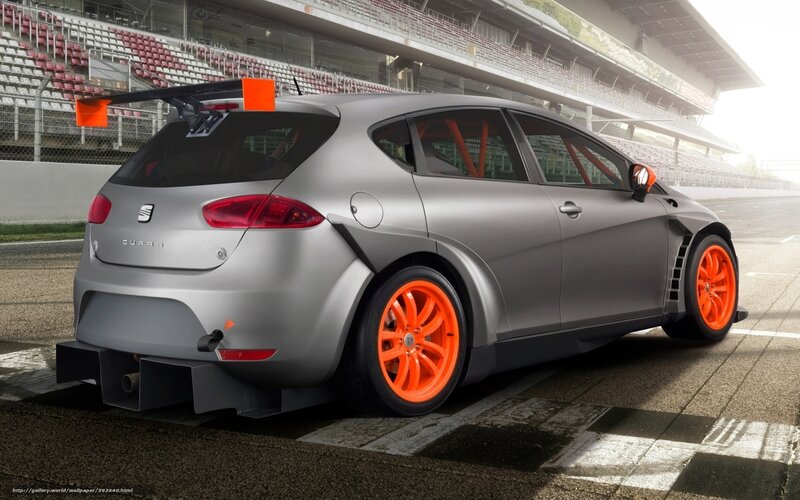 Silver Race Car — Gray, Dynamic, Afternoon, 3d Render, Race Track