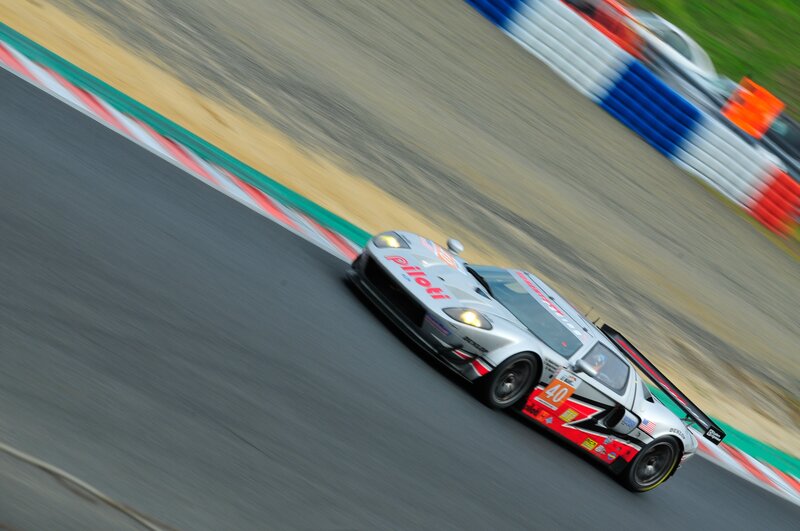 Silver Race Car — Gray, Dynamic, Afternoon, Photograph, Race Track, Guardrail