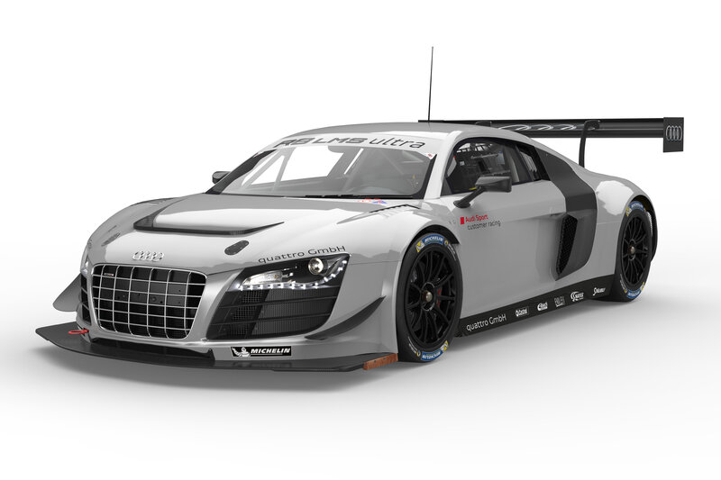 Silver Race Car — Gray, Neutral, 3d Render