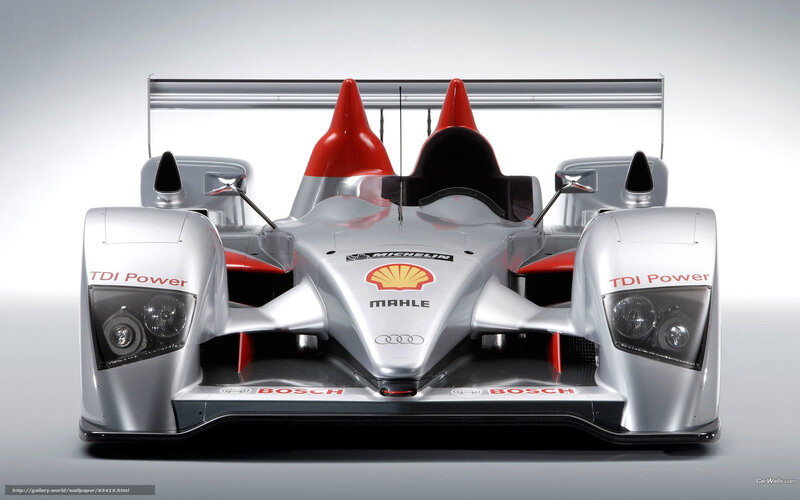 Silver Race Car — Neutral, Photograph, Race Car, Sponsors