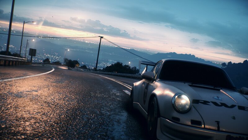 Silver Race Car on Road — Gray