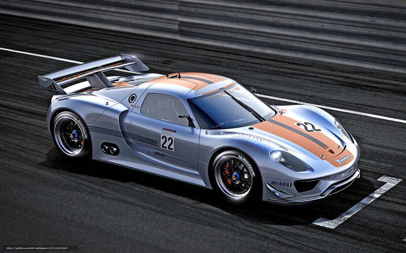 Silver Race Car on Track — Dynamic, 3d Render