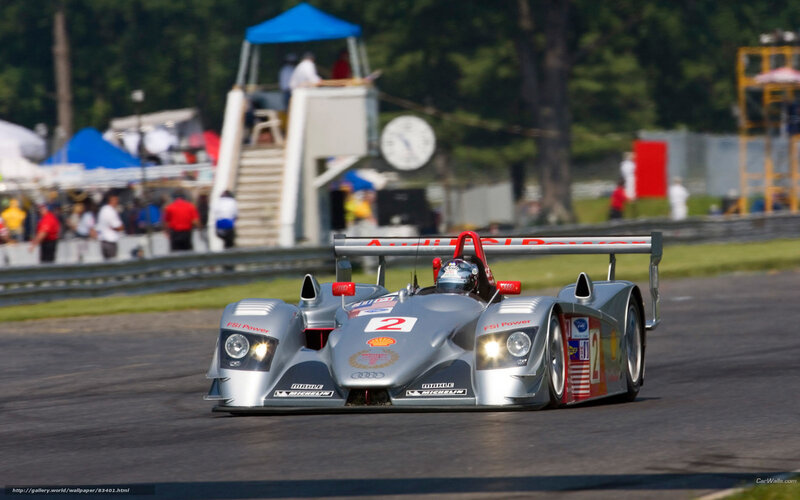 Silver Race Car on Track — Dynamic, Afternoon, Photograph, Driver