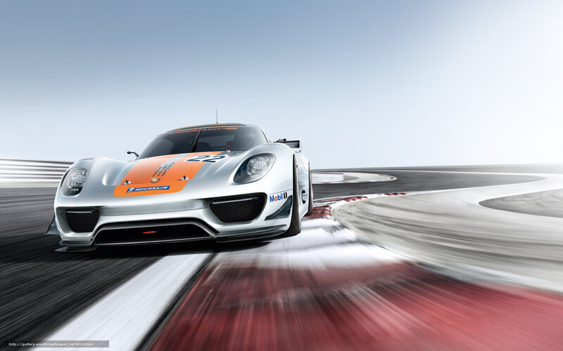 Silver Race Car on Track — Dynamic, Afternoon, Photograph, Race Track, Sky