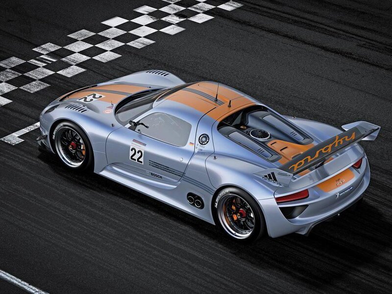 Silver Race Car on Track — Dynamic, Photograph