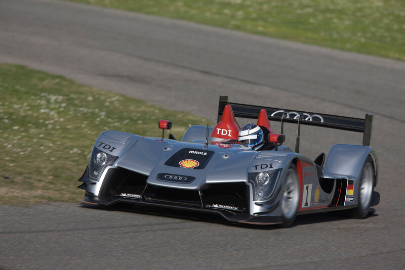 Silver Race Car on Track — Gray, Dynamic, Afternoon, Photograph, Driver